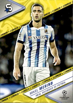 Mikel Merino Real Sociedad Topps UEFA Club Competitions Superstars 2023/24 Common Image Variation #145