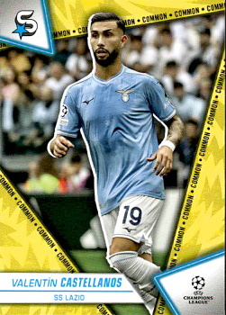 Valentin Castellanos Lazio Roma Topps UEFA Club Competitions Superstars 2023/24 Common Image Variation #155