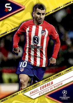 Angel Correa Atletico Madrid Topps UEFA Club Competitions Superstars 2023/24 Common Image Variation #168