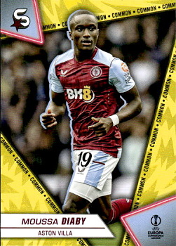 Moussa Diaby Aston Villa Topps UEFA Club Competitions Superstars 2023/24 Common Image Variation #169