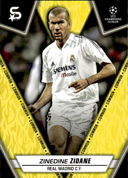 Zinedine Zidane Real Madrid Topps UEFA Club Competitions Superstars 2023/24 Common Image Variation #193