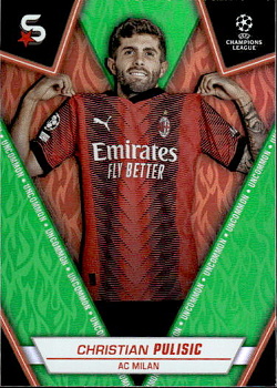 Christian Pulisic A.C. Milan Topps UEFA Club Competitions Superstars 2023/24 Uncommon #3