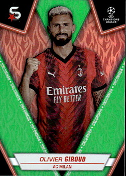 Olivier Giroud A.C. Milan Topps UEFA Club Competitions Superstars 2023/24 Uncommon #8