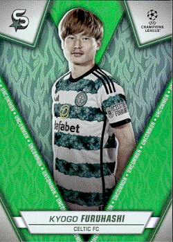 Kyogo Furuhashi Celtic Glasgow Topps UEFA Club Competitions Superstars 2023/24 Uncommon #39