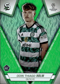 Odin Thiago Holm Celtic Glasgow Topps UEFA Club Competitions Superstars 2023/24 Uncommon #40