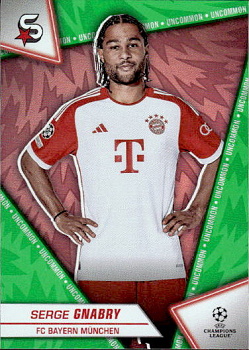 Serge Gnabry Bayern Munchen Topps UEFA Club Competitions Superstars 2023/24 Uncommon #56
