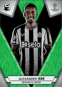 Alexander Isak Newcastle United Topps UEFA Club Competitions Superstars 2023/24 Uncommon #102