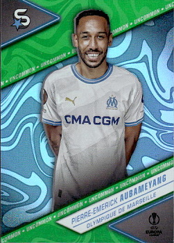 Pierre-Emerick Aubameyang Olympique Marseille Topps UEFA Club Competitions Superstars 2023/24 Uncommon #109