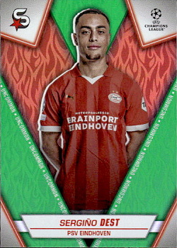 Sergino Dest PSV Eindhoven Topps UEFA Club Competitions Superstars 2023/24 Uncommon #121