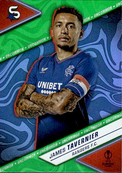 James Tavernier Glasgow Rangers Topps UEFA Club Competitions Superstars 2023/24 Uncommon #126