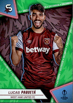 Lucas Paqueta West Ham United Topps UEFA Club Competitions Superstars 2023/24 Uncommon #158