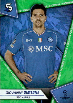 Giovanni Simeone SSC Napoli Topps UEFA Club Competitions Superstars 2023/24 Uncommon #164