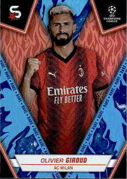 Olivier Giroud A.C. Milan Topps UEFA Club Competitions Superstars 2023/24 Rare #8