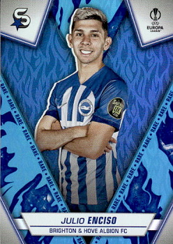 Julio Enciso Brighton & Hove Albion Topps UEFA Club Competitions Superstars 2023/24 Rare #35