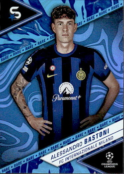 Alessandro Bastoni Internazionale Milano Topps UEFA Club Competitions Superstars 2023/24 Rare #64