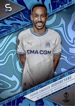 Pierre-Emerick Aubameyang Olympique Marseille Topps UEFA Club Competitions Superstars 2023/24 Rare #109