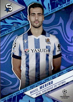 Mikel Merino Real Sociedad Topps UEFA Club Competitions Superstars 2023/24 Rare #145