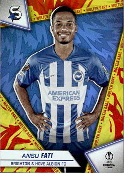 Ansu Fati Brighton & Hove Albion Topps UEFA Club Competitions Superstars 2023/24 Molten Rare #38