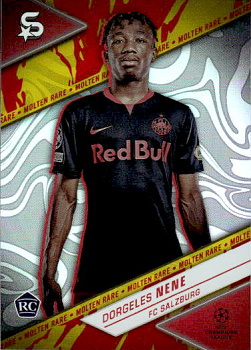 Dorgeles Nene Red Bull Salzburg Topps UEFA Club Competitions Superstars 2023/24 Molten Rare #73