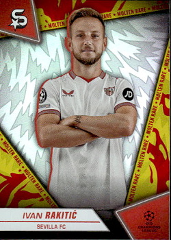 Ivan Rakitic Sevilla FC Topps UEFA Club Competitions Superstars 2023/24 Molten Rare #146