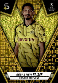 Sebastien Haller Borussia Dortmund Topps UEFA Club Competitions Superstars 2023/24 Golden Pixels #30