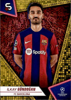 Ilkay Gundogan FC Barcelona Topps UEFA Club Competitions Superstars 2023/24 Golden Pixels #52I