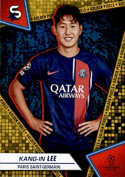 Kang-in Lee Paris Saint-Germain Topps UEFA Club Competitions Superstars 2023/24 Golden Pixels #113