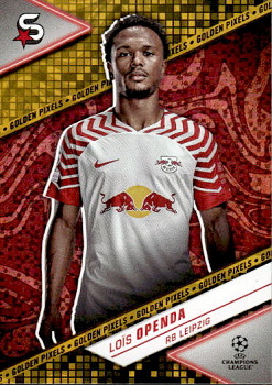 Lois Openda RB Leipzig Topps UEFA Club Competitions Superstars 2023/24 Golden Pixels #132