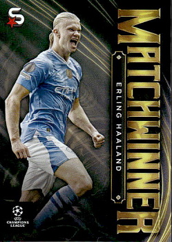 Erling Haaland Manchester City Topps UEFA Club Competitions Superstars 2023/24 Matchwinner #MW-10