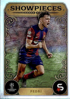 Pedri FC Barcelona Topps UEFA Club Competitions Superstars 2023/24 Showpieces #SP-8
