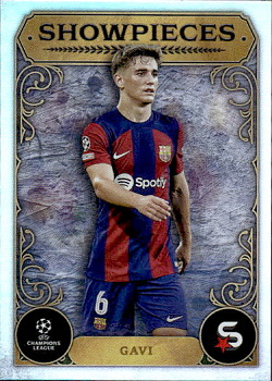 Gavi FC Barcelona Topps UEFA Club Competitions Superstars 2023/24 Showpieces #SP-9