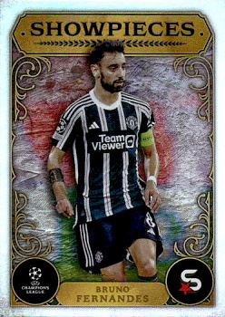 Bruno Fernandes Manchester United Topps UEFA Club Competitions Superstars 2023/24 Showpieces #SP-18