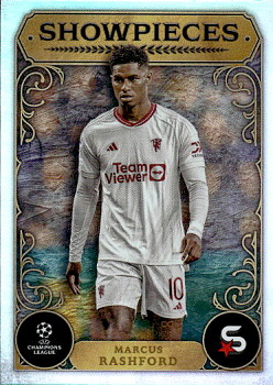 Marcus Rashford Manchester United Topps UEFA Club Competitions Superstars 2023/24 Showpieces #SP-19
