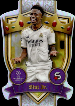 Vini Jr. Real Madrid Topps UEFA Club Competitions Superstars 2023/24 UCL Royality #ROY-3