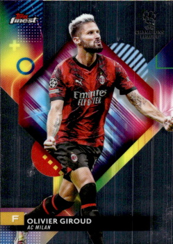 Olivier Giroud A.C. Milan Topps Finest UEFA Club Competitions 2023/24 #141