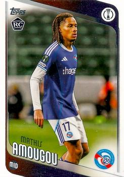 Mathis Amougou RC Strasbourg Topps UEFA Club Competitions 2025/26 #177