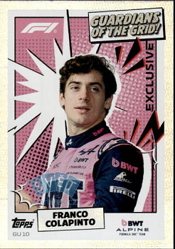 Franco Colapinto Alpine Topps F1 Turbo Attax 2026 Guardians Of The Grid #GU10