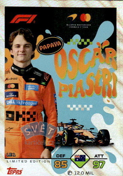 Oscar Piastri McLaren Topps F1 Turbo Attax 2026 Limited Edition #LE1