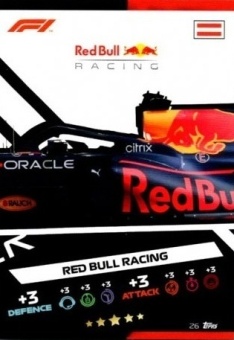 Red Bull Racing Topps F1 Turbo Attax 2021 F1 Base #26