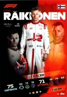 Kimi Raikkonen Topps F1 Turbo Attax 2021 F1 Base #74