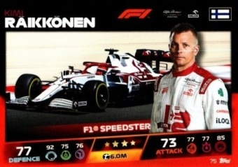 Kimi Raikkonen Topps F1 Turbo Attax 2021 F1 Base #75