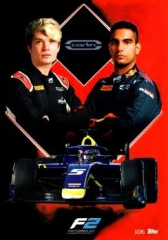 Carlin Topps F1 Turbo Attax 2021 F2 #106