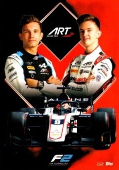 ART Grand Prix Topps F1 Turbo Attax 2021 F2 #112