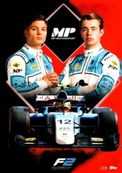 MP Motorsport Topps F1 Turbo Attax 2021 F2 #115