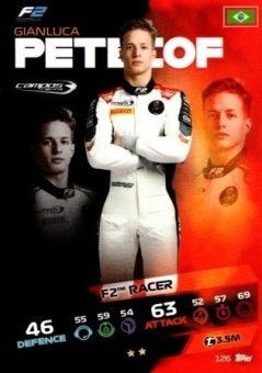 Gianluca Petecof Topps F1 Turbo Attax 2021 F2 #126