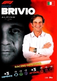 Davide Brivio Topps F1 Turbo Attax 2021 F1 Team Principal #188