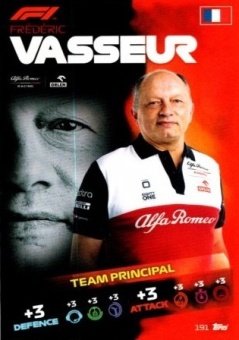 Frederic Vasseur Topps F1 Turbo Attax 2021 F1 Team Principal #191