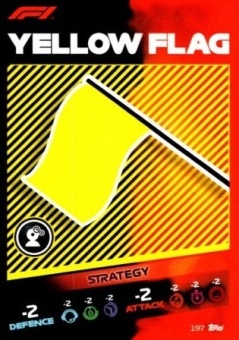 Yellow Flag Topps F1 Turbo Attax 2021 Strategy #197