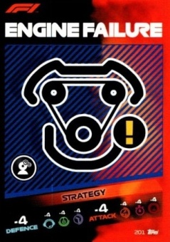 Engine Failure Topps F1 Turbo Attax 2021 Strategy #201