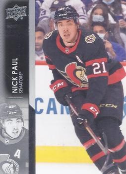 Nick Paul Ottawa Senators Upper Deck 2021/22 Series 2 #377